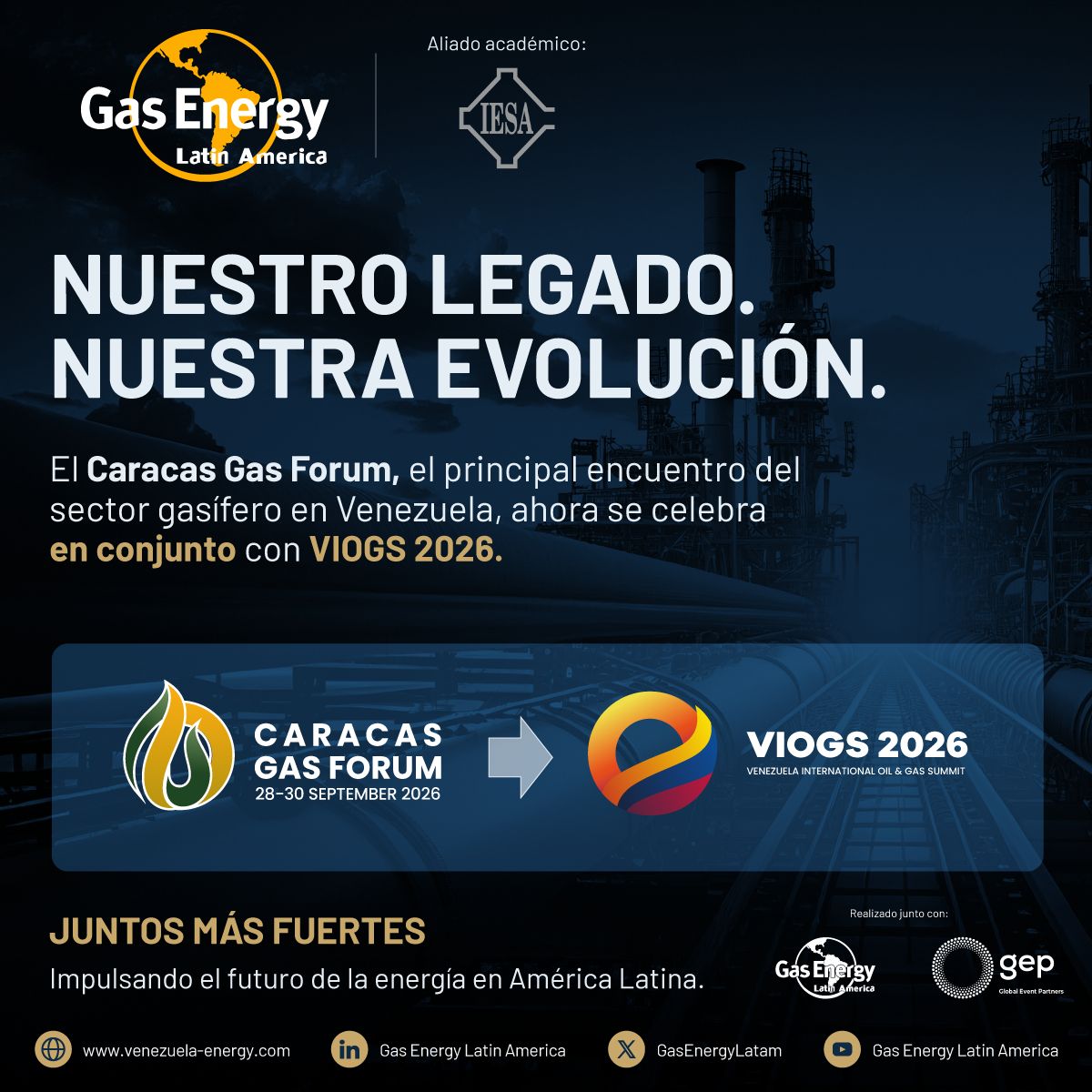 VIOGS 2026 — Caracas Gas Forum en conjunto con VIOGS 2026